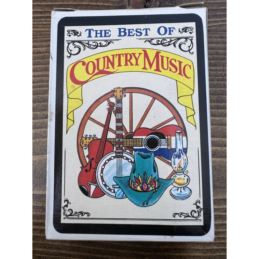 Vintage Country Music Playing Cards Sealed 54 Artist Photo Deck Johnny Cash